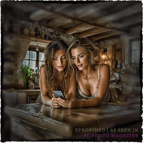 eProvided customer celebrating successful data recovery of family photos from a damaged device